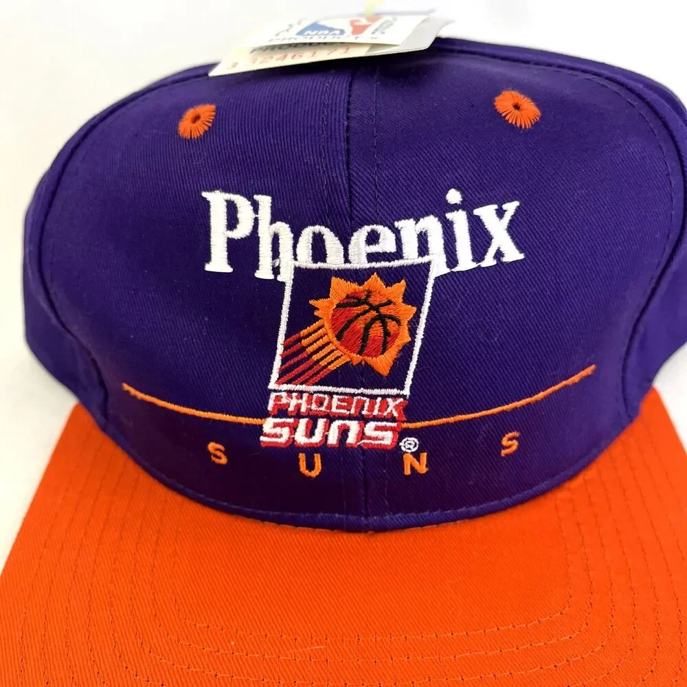 New Vintage Deadstock Phoenix Suns Twins Enterprise SnapBack Hat Cap One Sz NWT